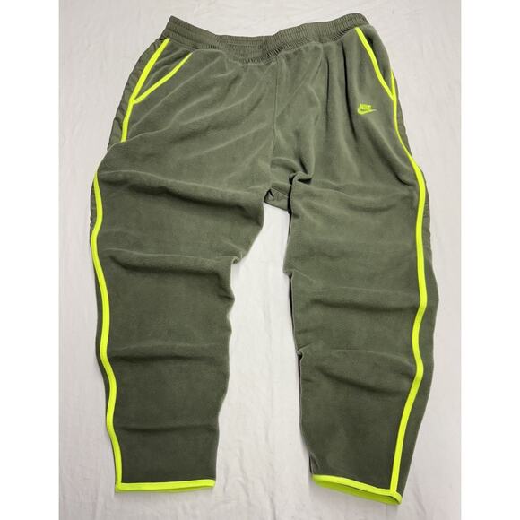 Nike Sweatpants Mens XXL Green Gym Basketball Jogger Pants - Picture 1 of 7